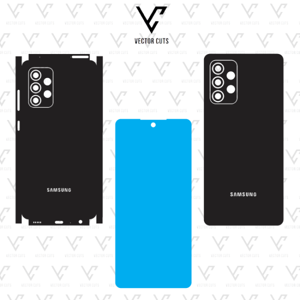 samsung galaxy A52s 5g mobile skin template
