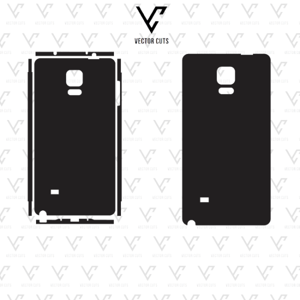 Samsung Galaxy Note 4 mobile skin template