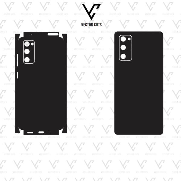 Samsung Galaxy S20 FE mobile skin template