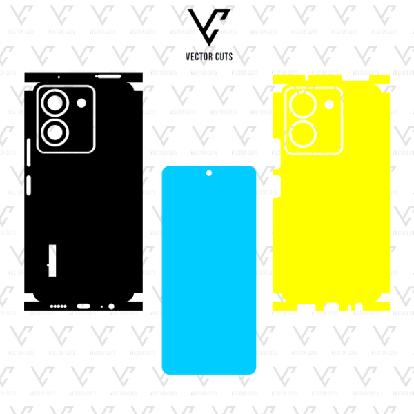 vivo Y36 mobile skin template