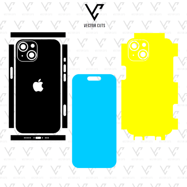 iphone 15 mobile skin template
