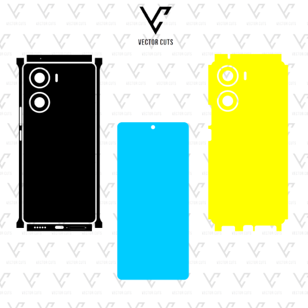Vivo V29e mobile skin template