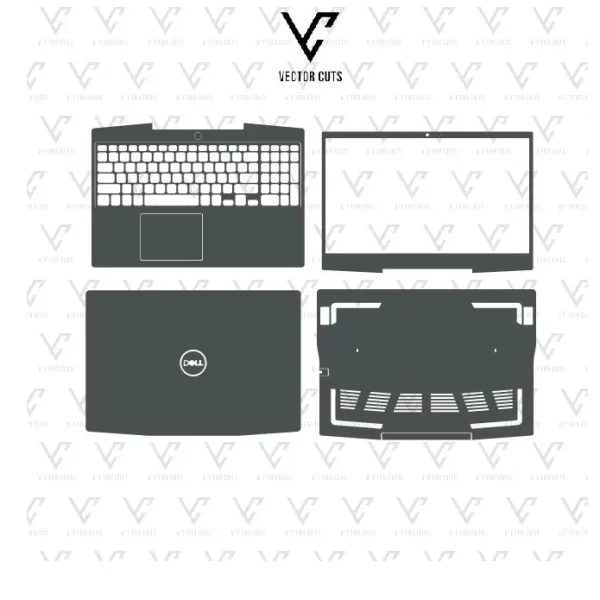Dell G3 15 3500, 3590, G5 5500 (P89F) skin templates