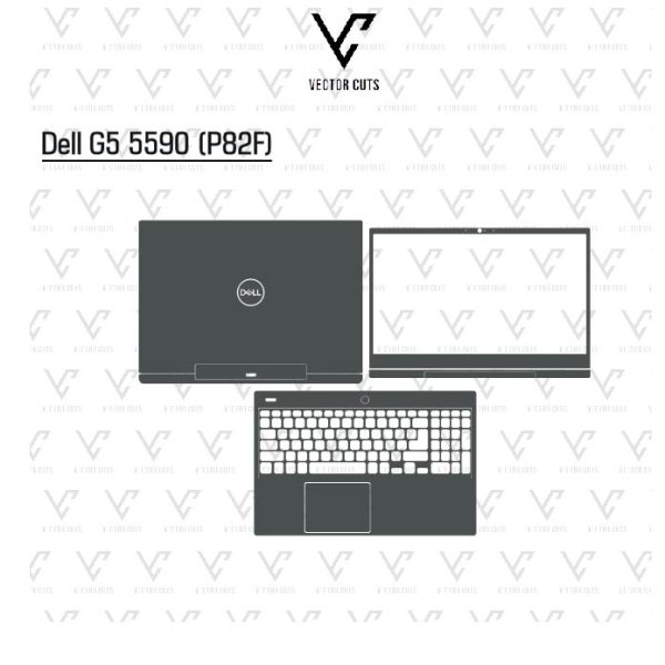 Dell G5 5590 (P82F) laptop skin template