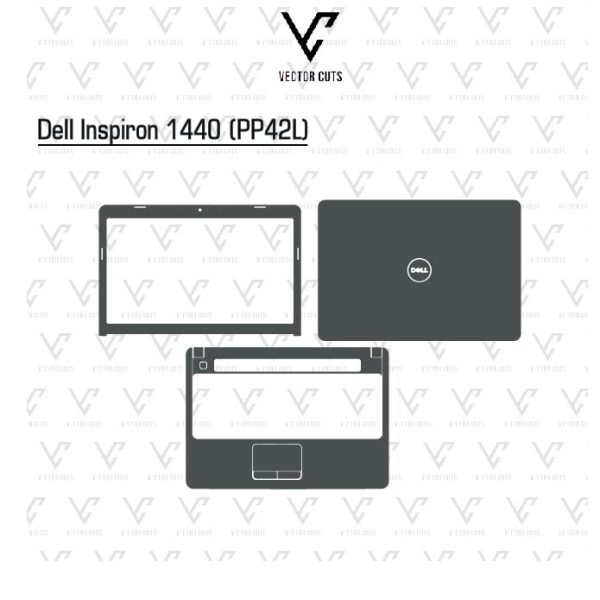 Dell Inspiron 1440 (PP42L) Laptop Skin Template