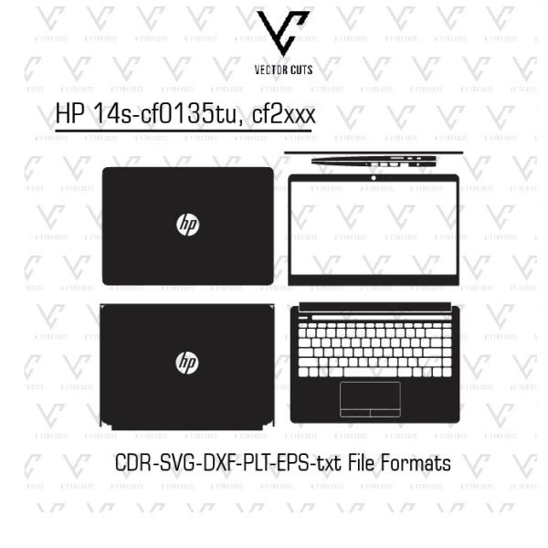 HP 14s-cf0135tu, cf2xxx laptop skin template