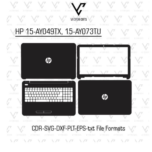 HP 15-AY049TX, 15-AY073TU laptop skin template
