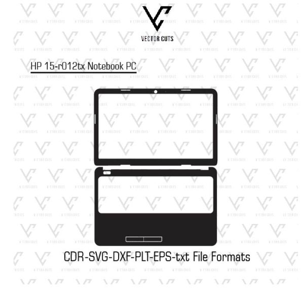 HP 15-r012tx Notebook PC laptop skin template