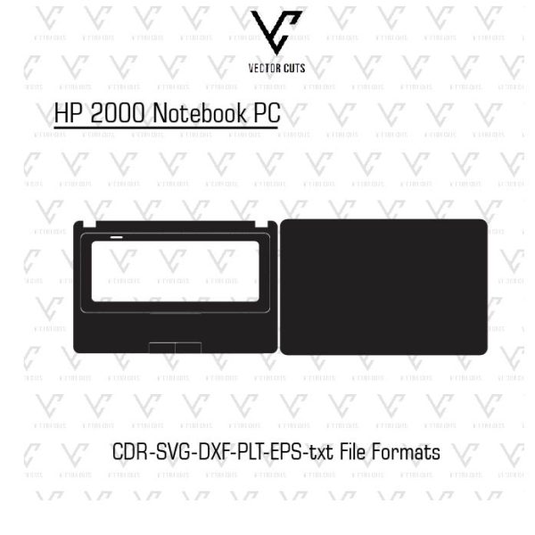 HP 2000 Notebook PC laptop skin template