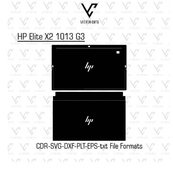 HP Elite X2 1013 G3 laptop skin template