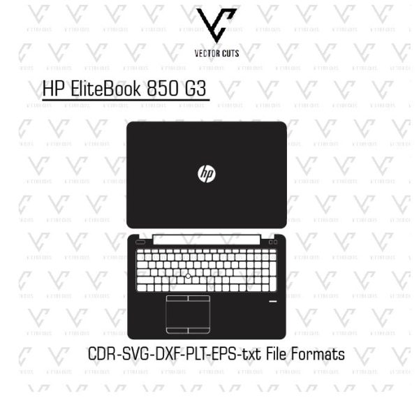 HP EliteBook 850 G3 laptop skin template