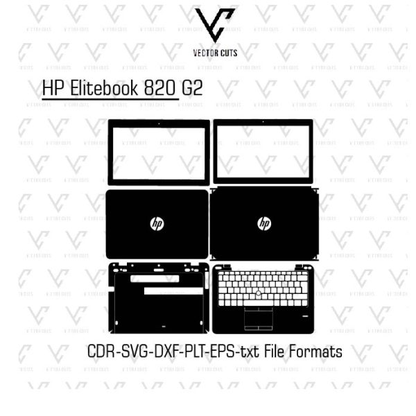 HP Elitebook 820 G2 laptop skin template