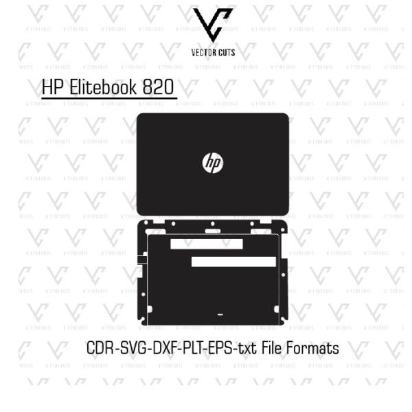 HP Elitebook 820 laptop skin template