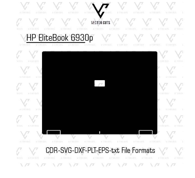 HP EliteBook 6930p laptop skin template