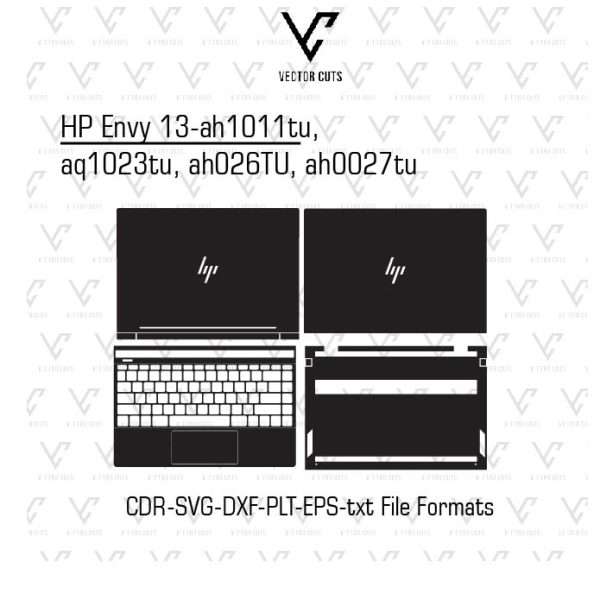 HP Envy 13-ah1011tu, aq1023tu, ah026TU, ah0027tu laptop skin template