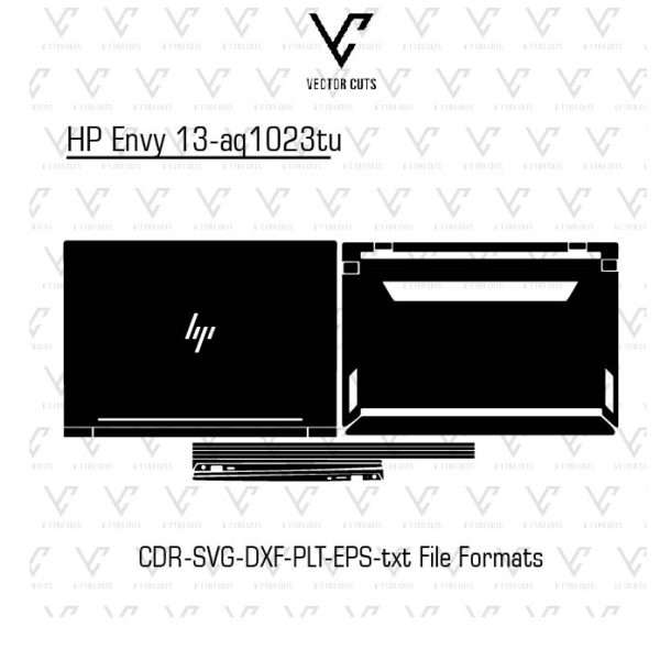 HP Envy 13-aq1023tu laptop skin template