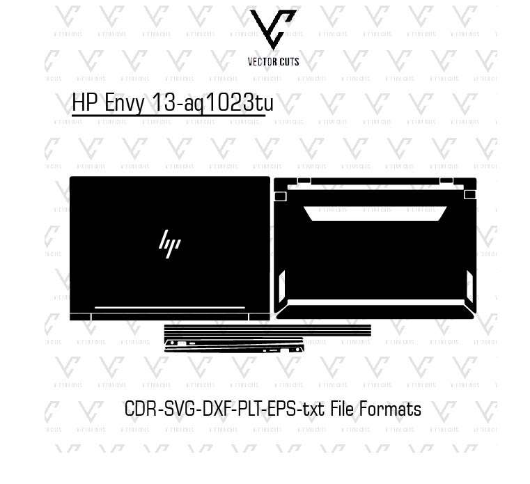 HP Envy 13-aq1023tu laptop skin template