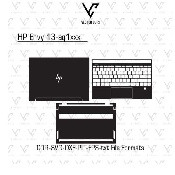 HP Envy 13-aq1xxx laptop skin template