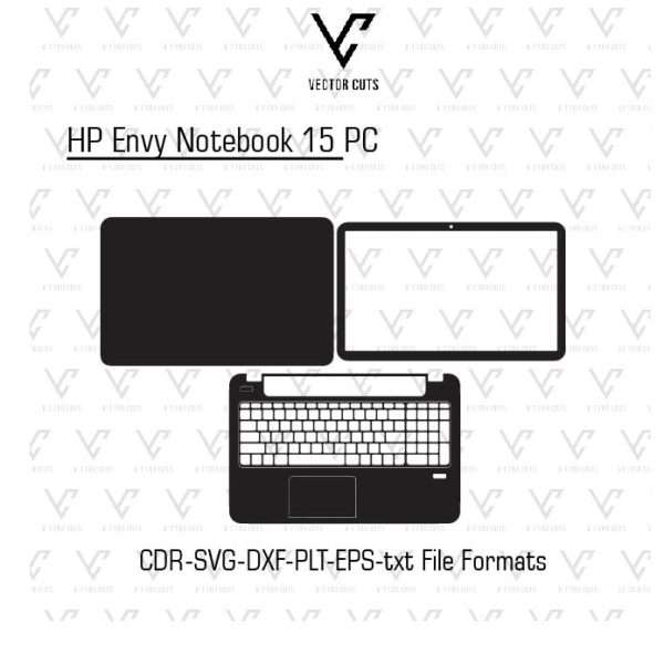 HP Envy Notebook 15 PC laptop skin template