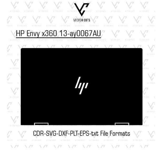 HP Envy x360 13-ay0067AU laptop skin template