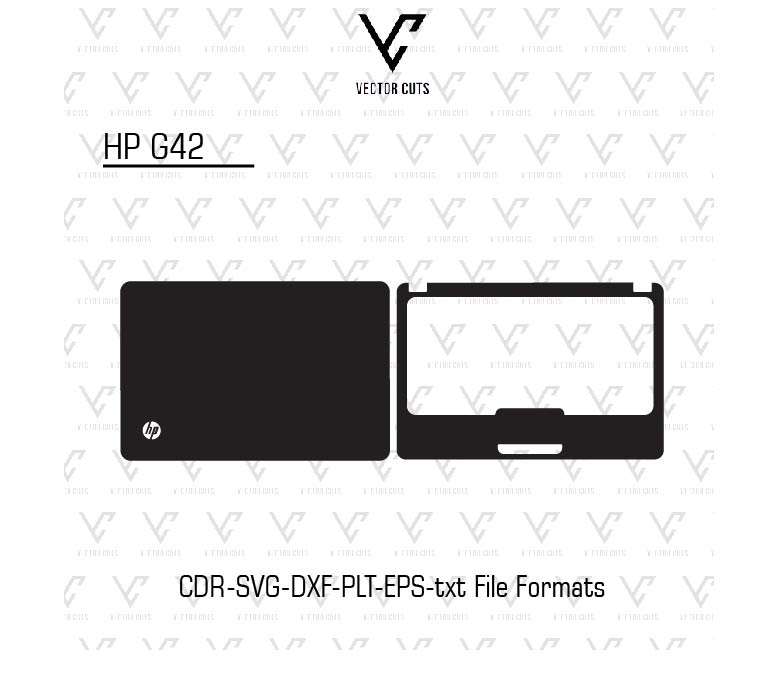 HP G42 laptop skin template