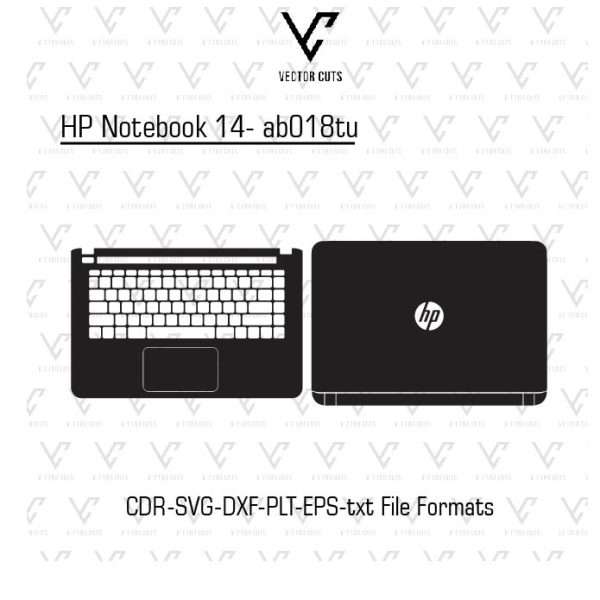 HP Notebook 14- ab018tu laptop skin template