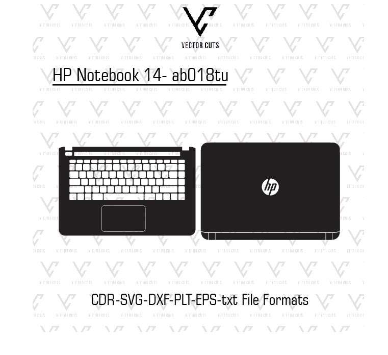 HP Notebook 14- ab018tu laptop skin template
