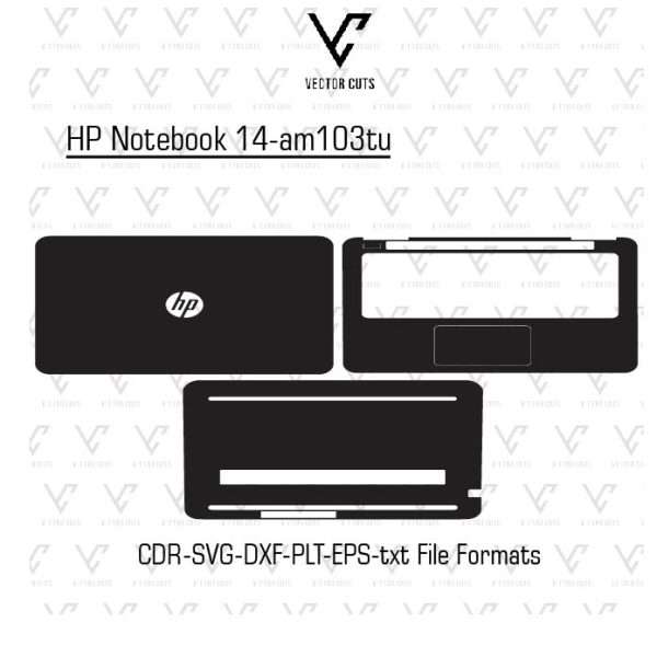 HP Notebook 14-am103tu laptop skin template