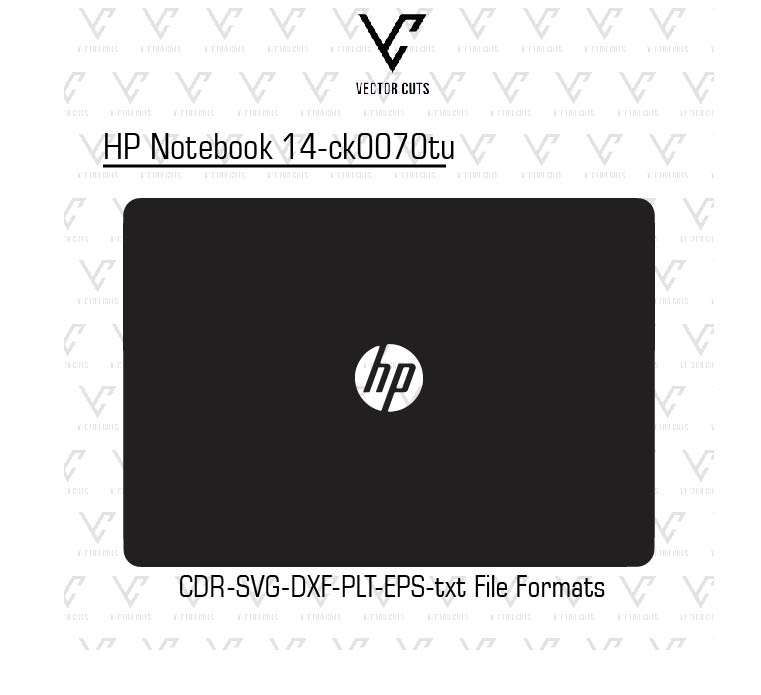 HP Notebook 14-ck0070tu laptop skin template