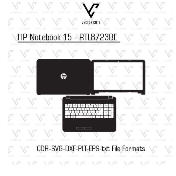 HP Notebook 15 - RTL8723BE laptop skin template