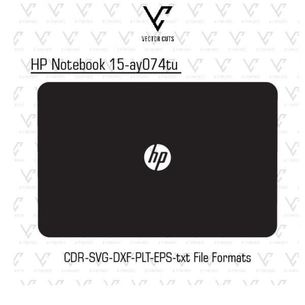 HP Notebook 15-ay074tu laptop skin template