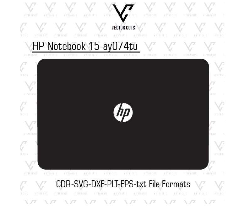 HP Notebook 15-ay074tu laptop skin template