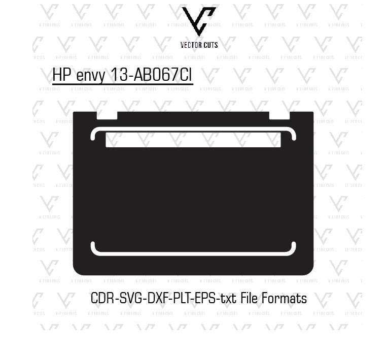 HP envy 13-AB067Cl laptop skin template