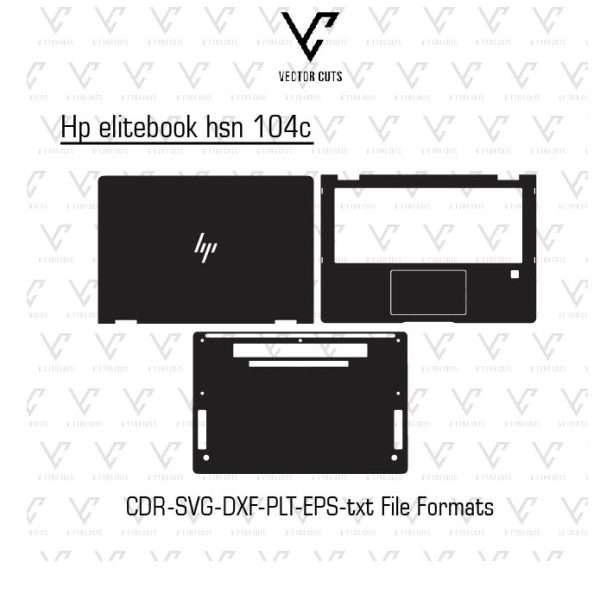 Hp EliteBook hsn 104c laptop skin template