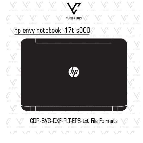 hp envy notebook 17t s000 laptop skin template