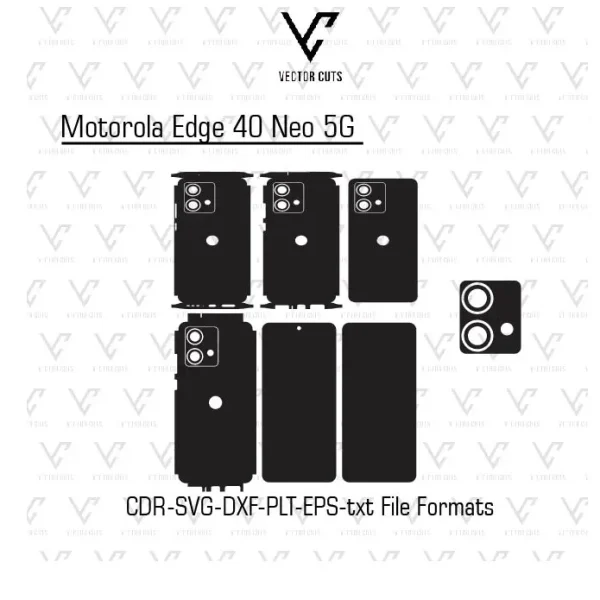 Motorola Edge 40 Neo 5G Mobile Skin Template