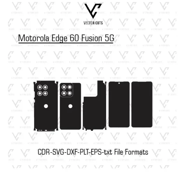 Motorola Edge 60 Fusion 5G Mobile Skin Template
