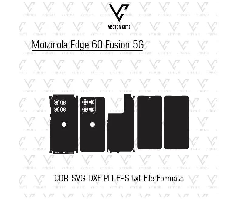 Motorola Edge 60 Fusion 5G Mobile Skin Template