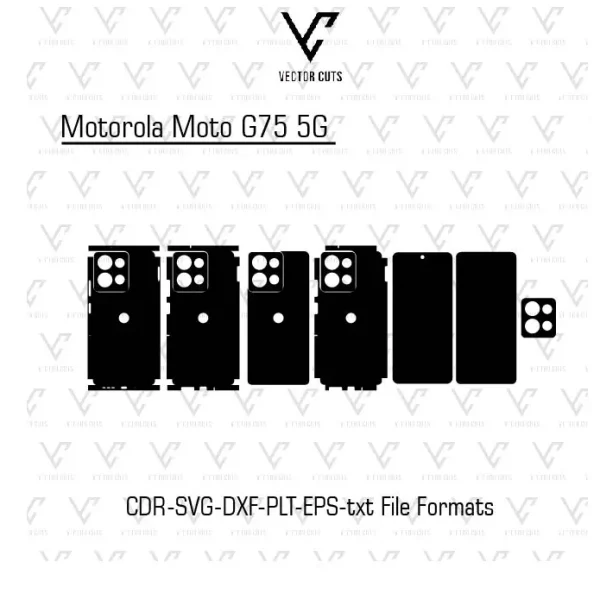 Motorola Moto G75 5G Mobile Skin Template