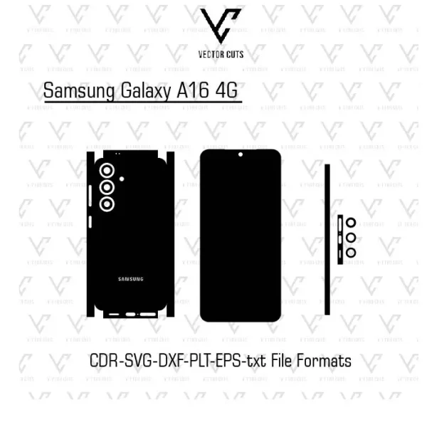 Samsung Galaxy A16 4G mobile skin template