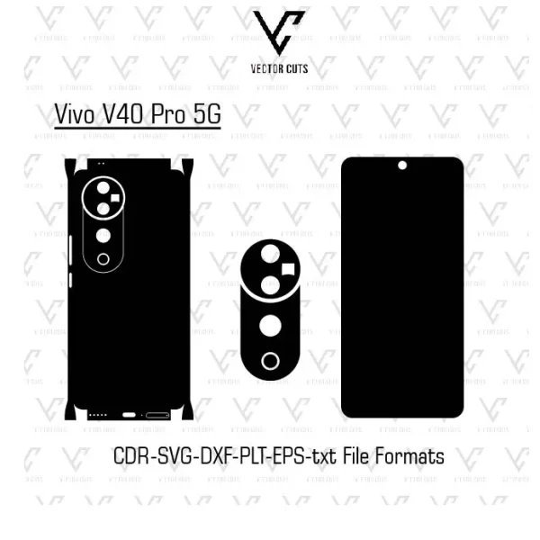 Vivo V40 Pro 5G mobile skin template