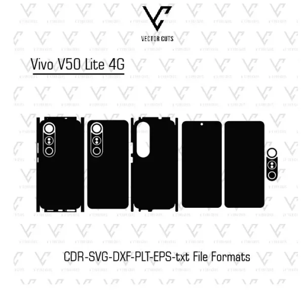 Vivo V50 Lite 4G Mobile Skin Template