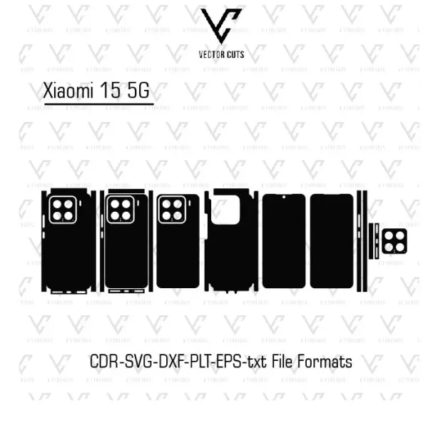 Xiaomi 15 5G Mobile Skin Template