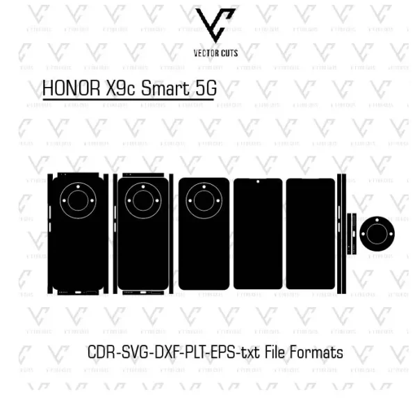 HONOR X9c Smart 5G Mobile Skin Template