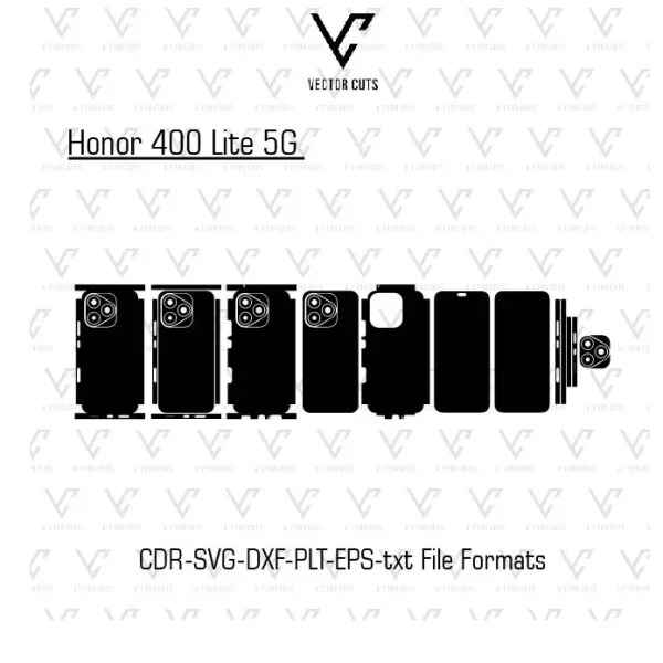 Honor 400 Lite 5G Mobile Skin Template