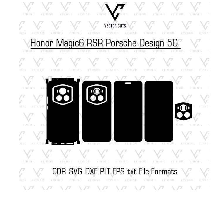 Honor Magic 6 RSR Porsche Design 5G Mobile Skin Template