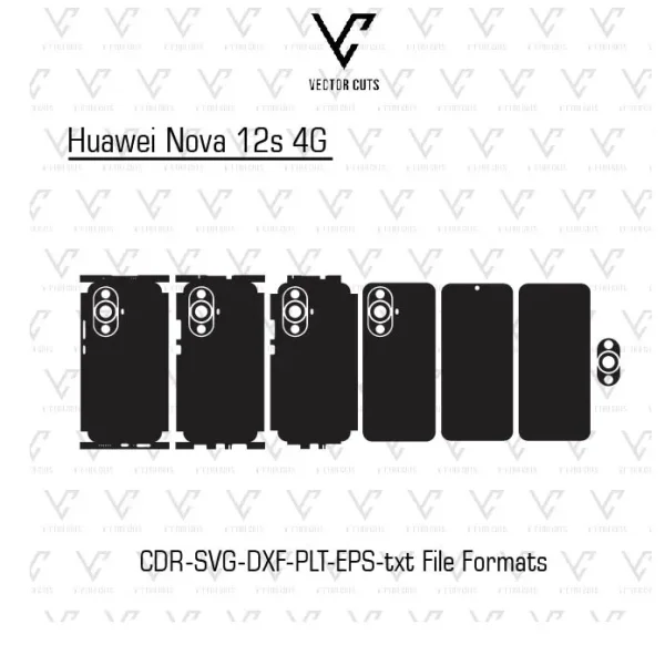 Huawei Nova 12s 4G Mobile Skin Template