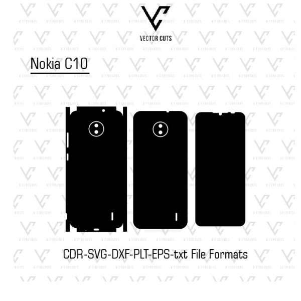 Nokia C10 Mobile Skin Template
