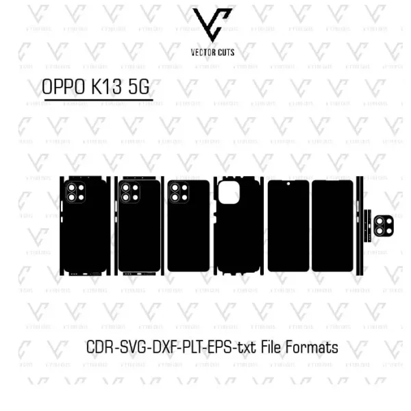 OPPO K13 5G Mobile Skin Template