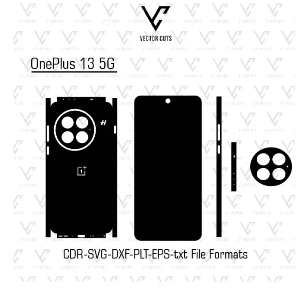 OnePlus 13 5G mobile skin template